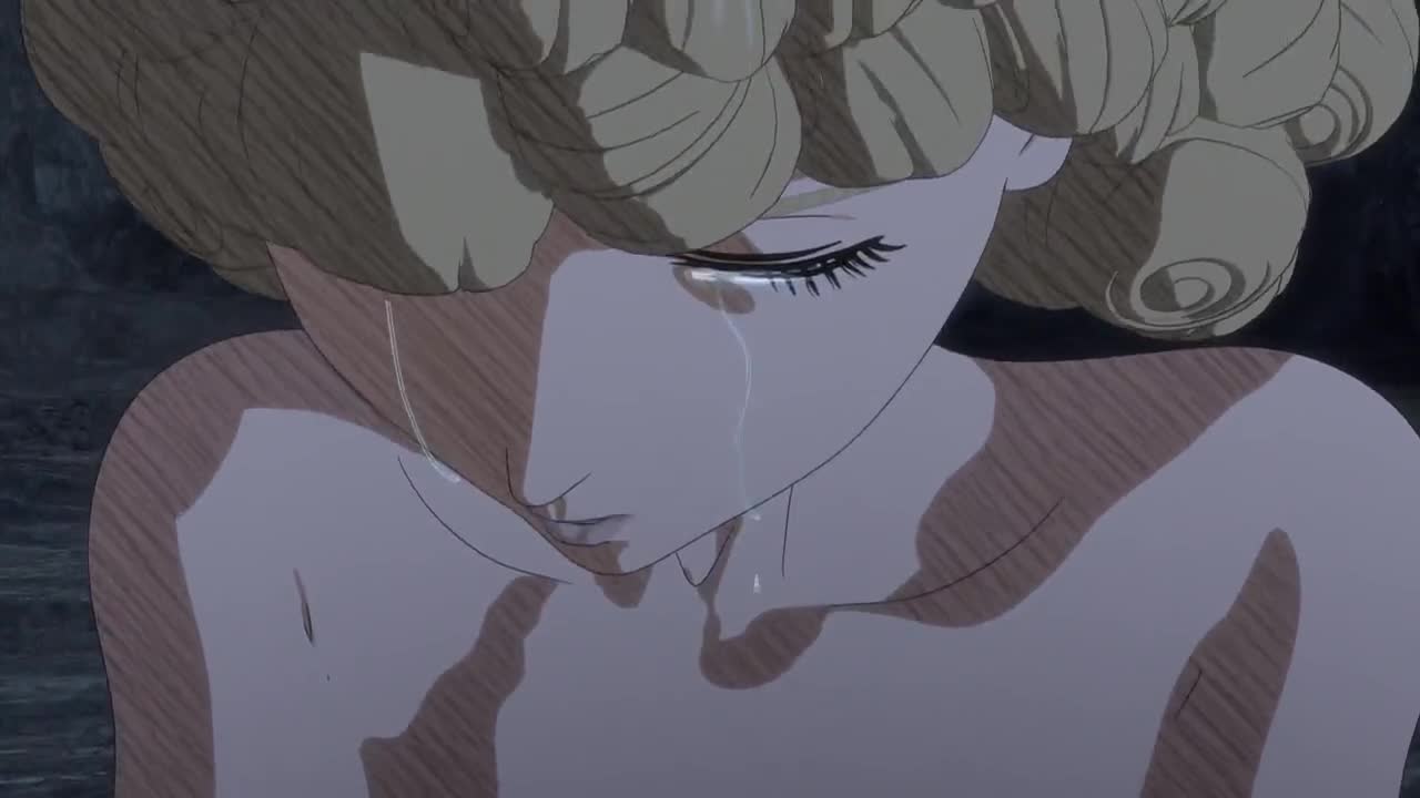 luca (berserk), nina (berserk), berserk, animated, audible speech, english  audio, sound, video, 2girls, 3d, angry, arguing, ass, barefoot, blonde  hair, blue eyes, breasts, brown eyes, brown hair, clothed female nude  female, crying,