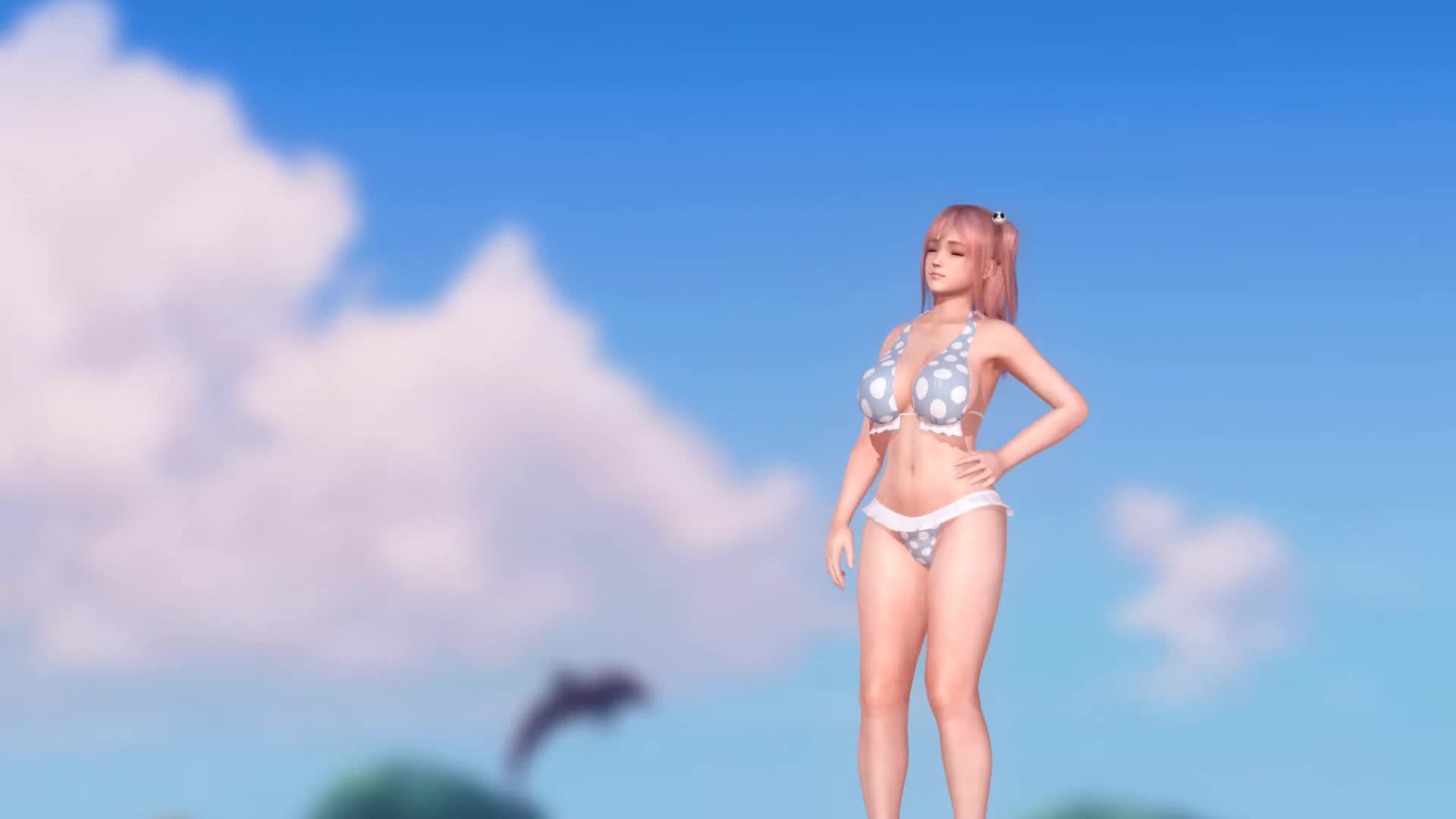 doahdm nude hentai doahdm, honoka (doa), dead or alive, dead or alive 5, animated, audible  music, highres, sound, tagme, video, 1girl, 3d, arms up, ass, beach,  bikini, blue sky, blush, bouncing breasts, breasts, cloud, day,