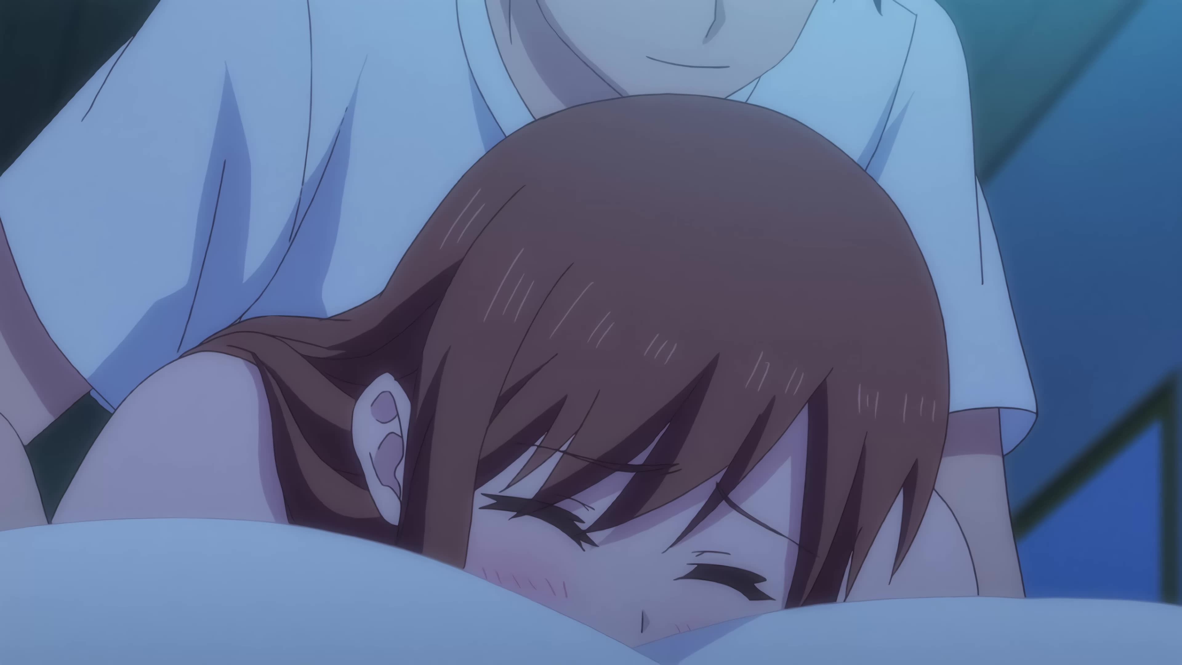 ayane shirakawa, kotone shirakawa, overflow (anime), absurdres, animated,  highres, looping animation, resized, tagme, upscaled, video, 1boy, 1girl,  bare shoulders, blush, hetero, implied sex, long hair, open mouth, pillow,  sex, sex from behind,